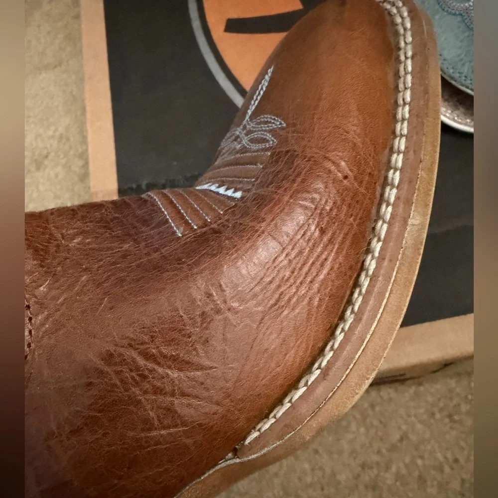 Arita PRIMETIME PERFORMANCE WESTERN BOOTS - BROAD SQUARE TOE, size 7 - Picture 10 of 12